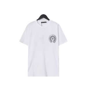 "Signature Street Style: Chrome Hearts Pure Cotton Short Sleeve Swagger"